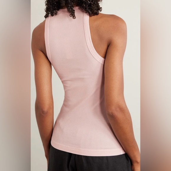 James Perse Ribbed Stretch-Supima Cotton Tank in Pink Size 0 (US 2) NWT - Picture 4 of 8